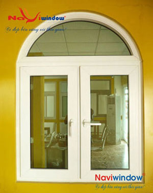 Cửa sổ 2 cánh mở ngoài khung kính trên - Cửa Nhất Việt - Công Ty CP Xây Dựng Và Phát Triển Nhất Việt